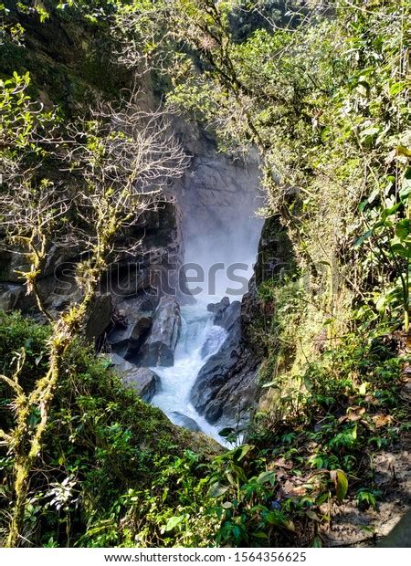 Pailon Del Diablo Waterfall Banos Ecuador Stock Photo 1564356625