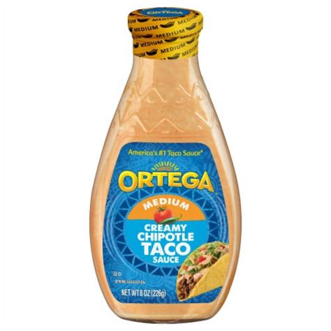 ortega flavor craver medium chipotle taco sauce 8 oz kroger