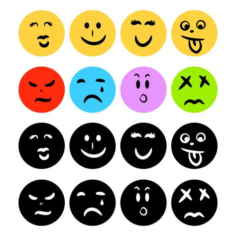 Silhouette Of A Mean Smiley Face Illustrations Royalty Free Vector