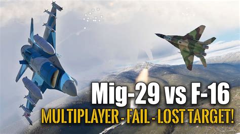 Dcs World Multiplayer Mig 29 Vs F 16 Viper How In Dogfight Missiles