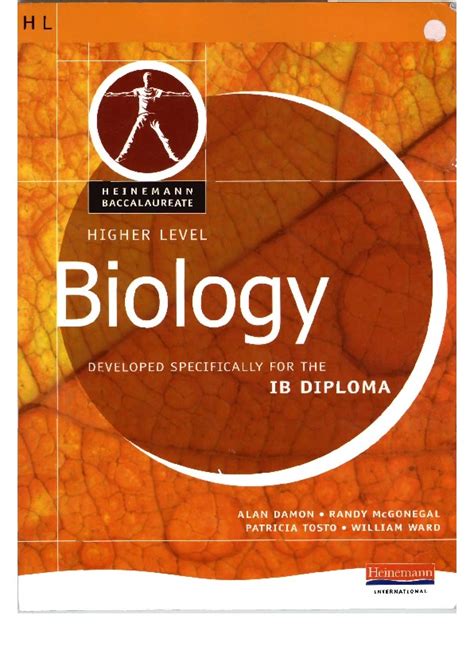Ib Biology Hl Text Book Pdfcoffeecom