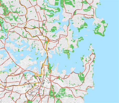 Tourist Map Of Sydney City Maps