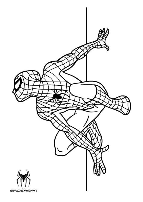 Marvel Spiderman Kolorowanki Dla Dzieci Do Wydruku