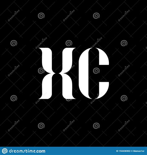 Xc X C Letter Logo Design Initial Letter Xc Linked Circle Uppercase