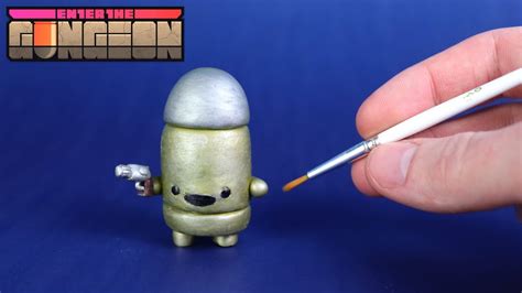 Making The Bullet Kin Enter The Gungeon Polymer Clay Tutorial Youtube
