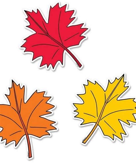 Fall Leaves 6 Cutouts Inspiring Young Minds To Learn