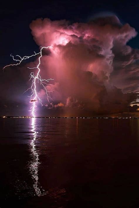 Storm Sea Lightning Lightning Storm Lightning Photography Sea Storm