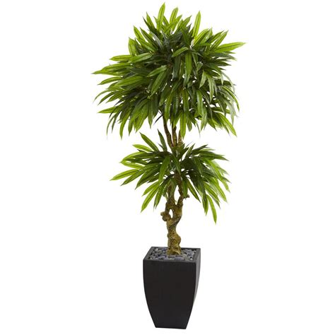Nearly Natural 55 Ft High Indooroutdoor Mango Artificial Tree In