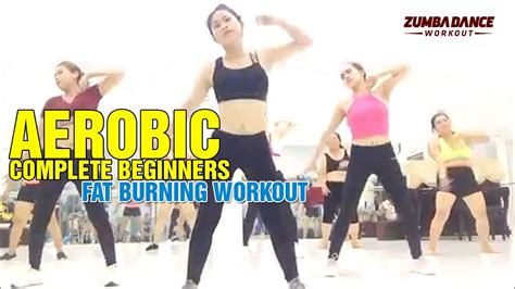 30 mins aerobic complete beginners fat burning workout l zumba dance workout youtube