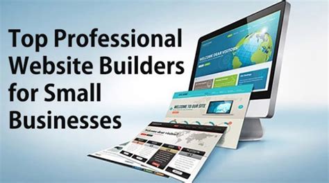 Top Professional Website Builders For Small Businesses