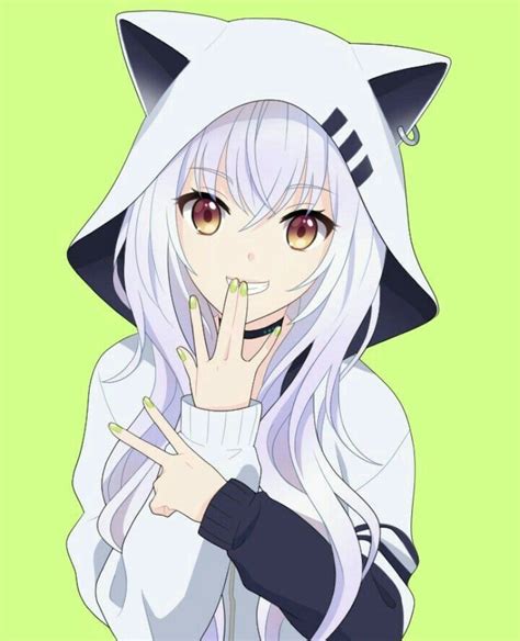 Pin De Akame En Art Chibi Anime Anime Wolf Chica Gato Neko Anime