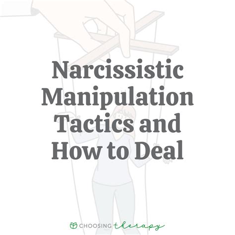 9 Narcissistic Manipulation Tactics