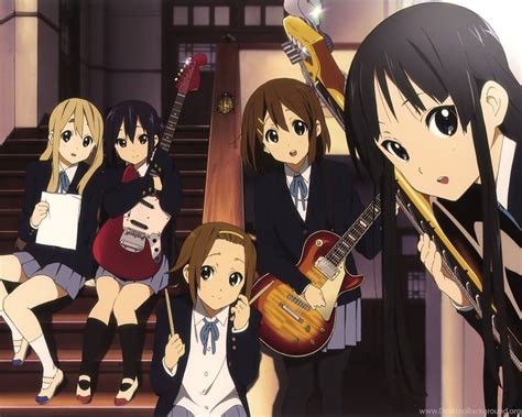 Image K On Music Band Group Members Anime Wallpaper Desktop