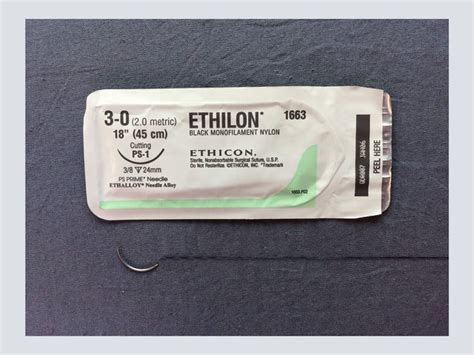 Suture Ethilon A 1 Medical Integration