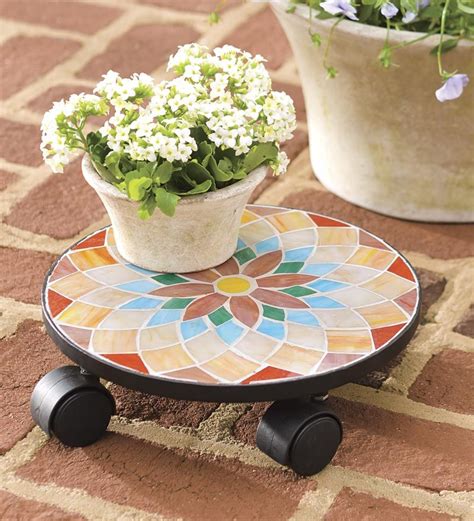 Rolling Plant Caddy With Casters Plant Stands Garden Gadgets Diy