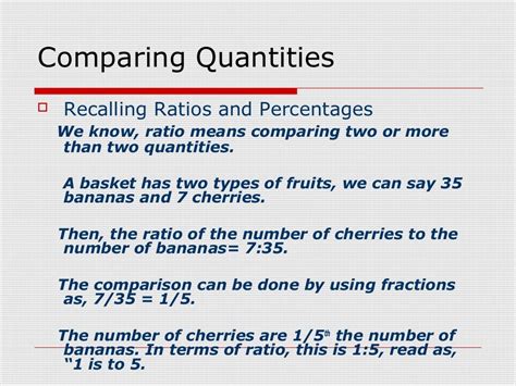 Comparing Quantities Class 8