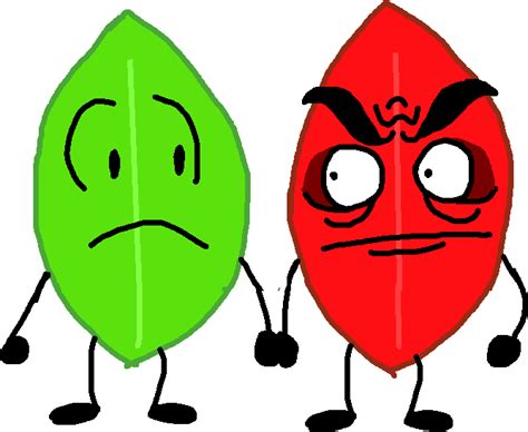 Leafy And Evil Leafy Idfb And Bfb By Abbysek On Deviantart