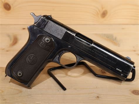 Colt 1903 Pocket Hammer Pistol 38 Rimless Adelbridge And Co Gun Store