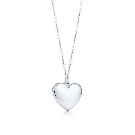 Heart Locket In Sterling Silver On A Chain Tiffany And Co