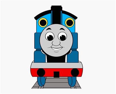 How To Draw Thomas The Train Cartoon Hd Png Download Kindpng