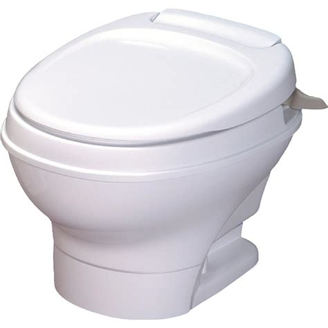 Thetford Aqua Magic V Rv Low Permanent Toilet Hand Flush Bone 31647