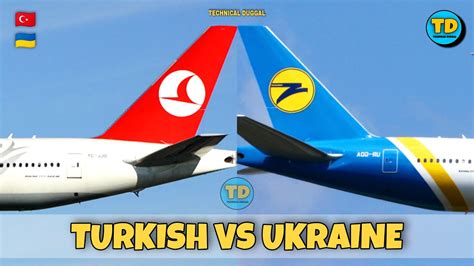 Turkish Airlines Vs Ukraine International Airlines Comparison 2021