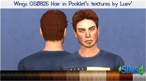 Luevs Lab Wings Os0826 Hair In Pooktlets Textures Sims 4 Hair Male