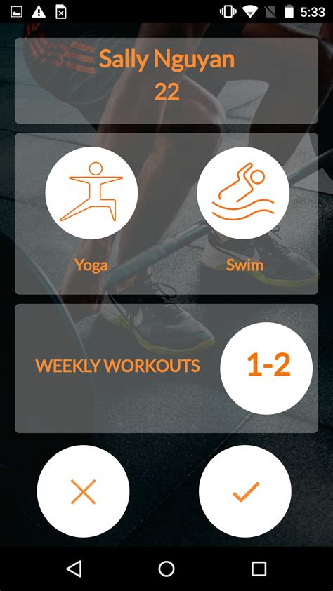 Fitness App Template Ionic Marketplace