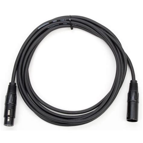 Купить Lightmaxx Dmx 3 Pin 3m Xlr Cable 110 Ohm Black цена 1422 ₽ и Кабель Dmx Lightmaxx с