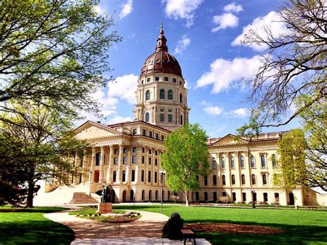 Kansas State Capitol Capitol Building Kansas Usa Topeka