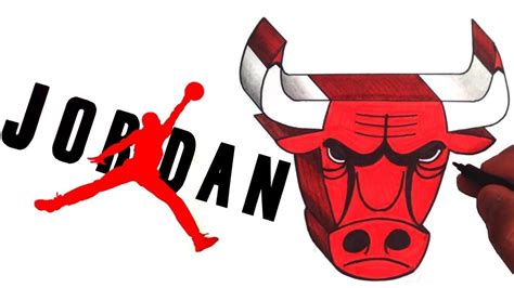 Show off your brand's personality with a custom bull logo designed just for you by a professional designer. How to Draw the AIR JORDAN and Chicago Bulls Logo - YouTube