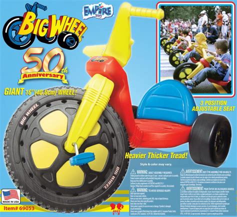 Big Wheel 50th Anniversary 16 Inch Ride On Toy Ages 3
