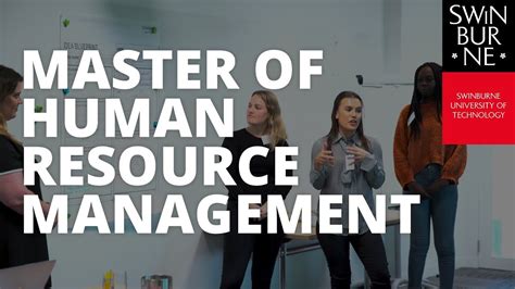 Master Of Human Resource Management Youtube