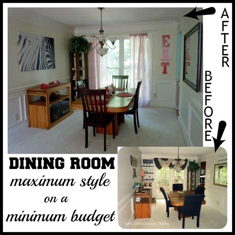 Dining Room Before And After Dining Room Makeover Modern Farmhouse