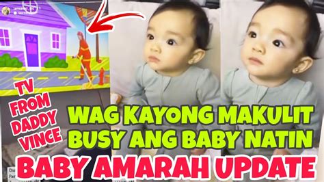 Baby Amarah Update Nag Eenjoy Sa Tv Na Bigay Ng Kanyang Daddy Vince