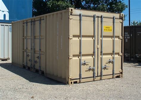 Sea Box 20 X 8 Dry Freight Iso Container With Double Doors Both