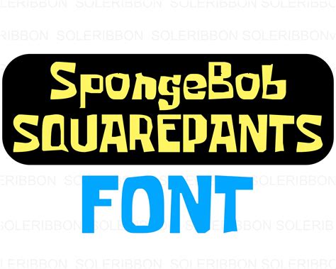 Spongebob Font Spongebob Svg Spongebob Font Svg Spongebob Etsy Images
