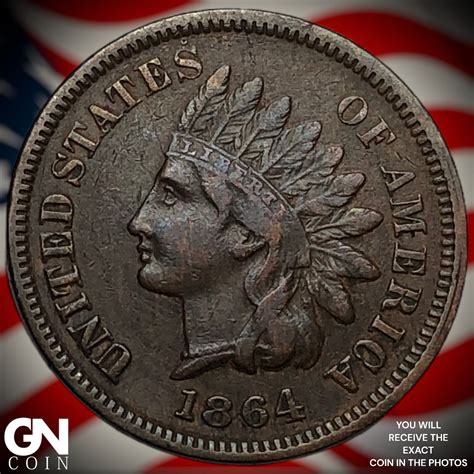 1864 L Indian Head Cent Penny M8416 Ebay