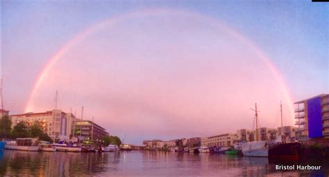 Rare ‘pink Rainbow Appears Over Bristol