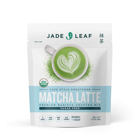 Jade Leaf Matcha Organic Japanese Matcha Latte Mix Sugar Free