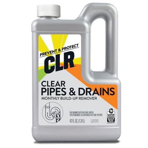 clr clear pipes and drains eco friendly liquid drain cleaner safe