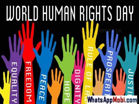 The date was chosen to honor the united nations general assembly's adoption and proclamation, on 10 december 1948, of the universal declaration of human rights (udhr). Human Rights Day-मानव अधिकार दिवस Whatsapp Status Quotes ...