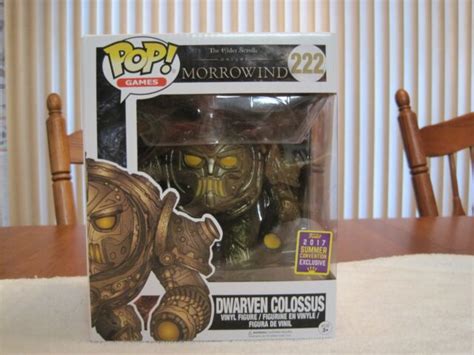 2017 Sdcc Exclusive Funko Pop Morrowind Dwarven Colossus Vinyl Figure