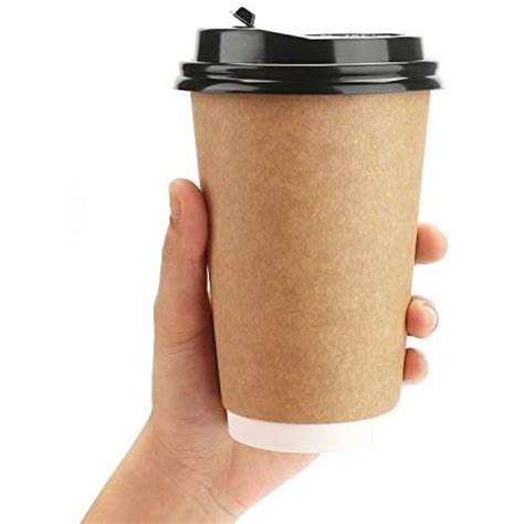 Global Featured And 24 7 Services Savourio Coffee Cups With Lids 16 Oz Disposable Coffee Cups