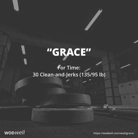 Grace Wod With Images Wod Workout Wod Crossfit Wod