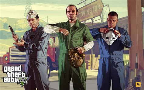 Wallpaper Rockstar Games Video Games Video Game Art Grand Theft