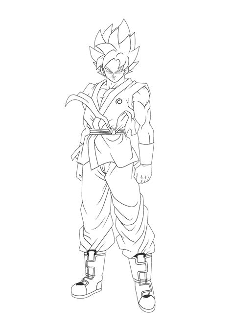 Imágenes Goku Ssj Blue Para Dibujar Y Colorear 2023