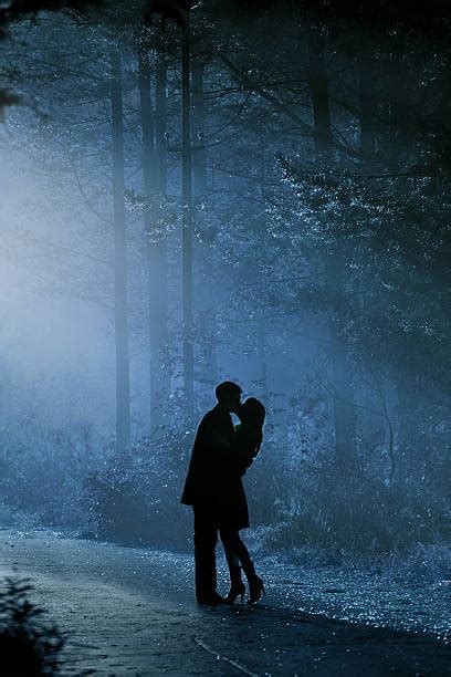 Best Romance Moonlight Couple Silhouette Stock Photos Pictures