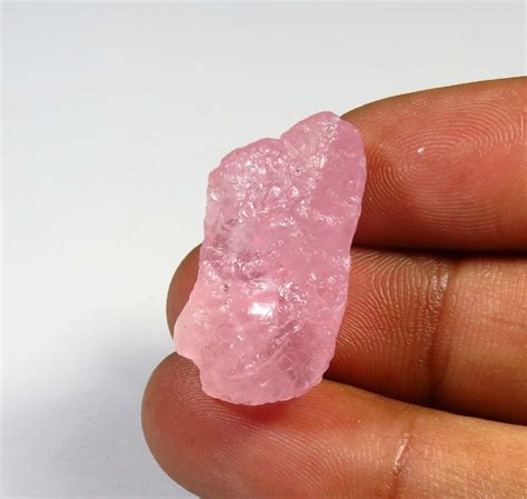 Pink Morganite Rough Natural Morganite Gemstone Marvelous Etsy
