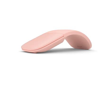 Microsoft Arc Touch Mouse Light Pink Bluetooth Pc Mac Elg 00027